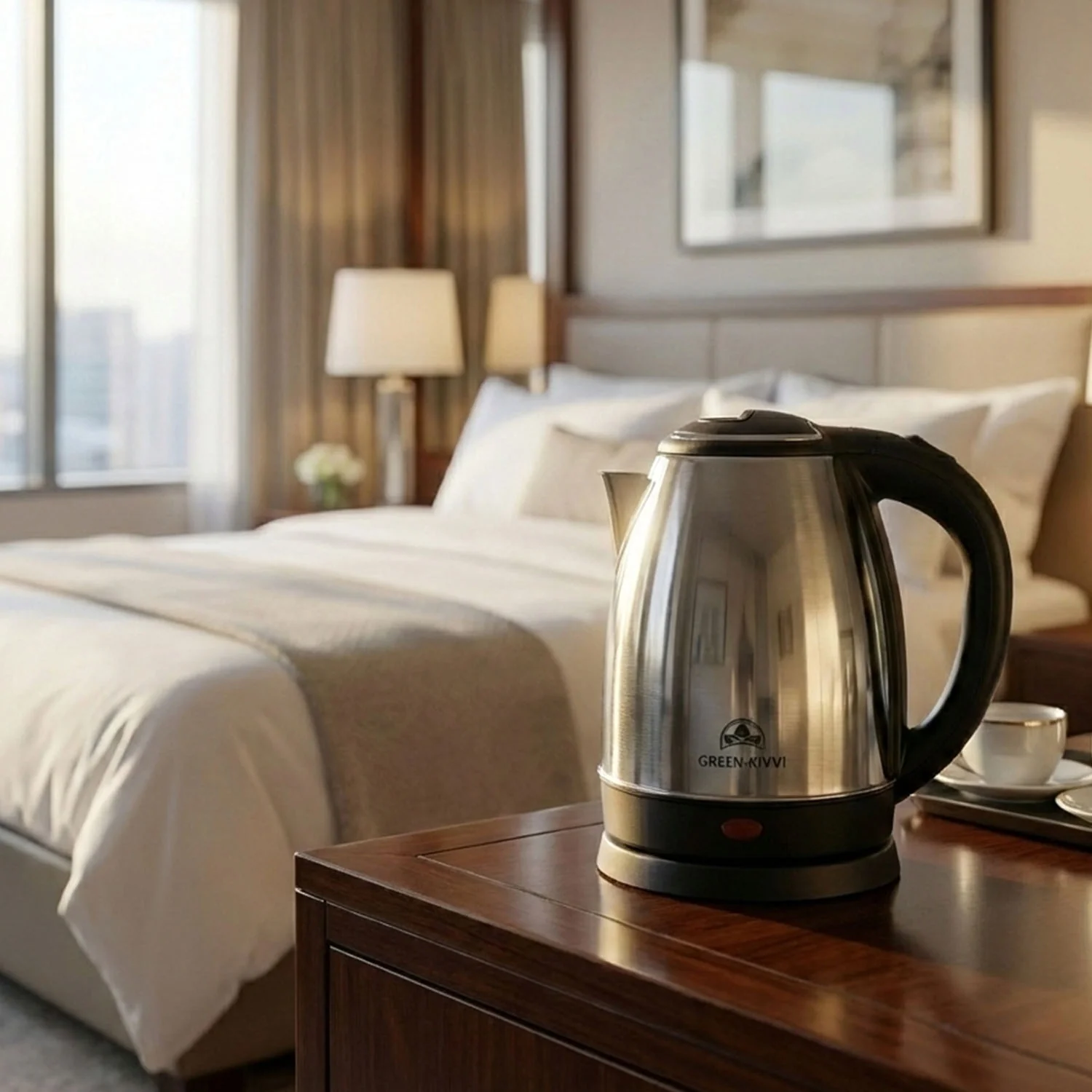 Electric Stainless-Steel Kettle (1800ML, 1 Pc) - Image 3