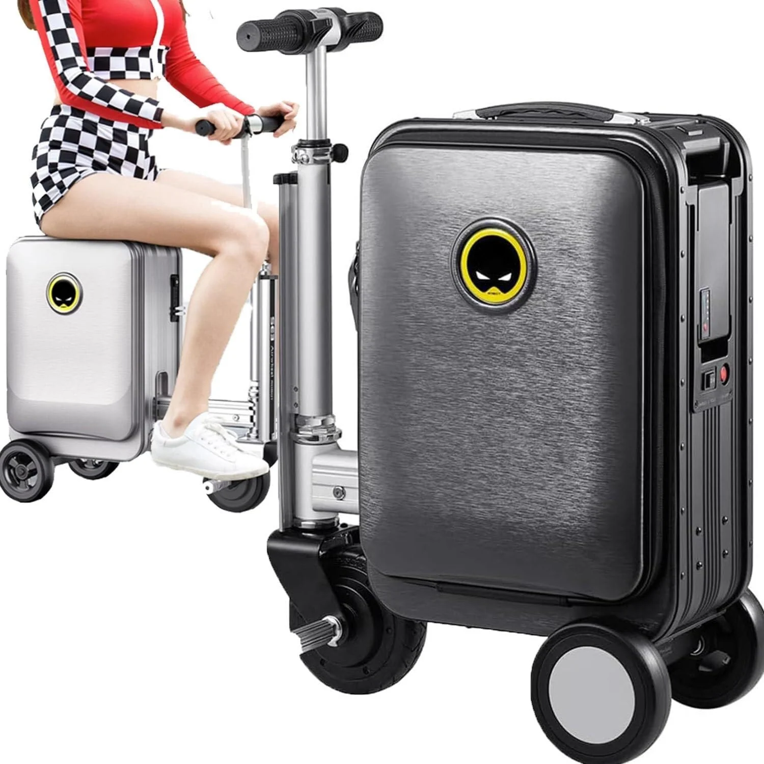 Electric Suitcase Smart Scooter – Riding Luggage with Removable Power (1 Pc) - Image 3