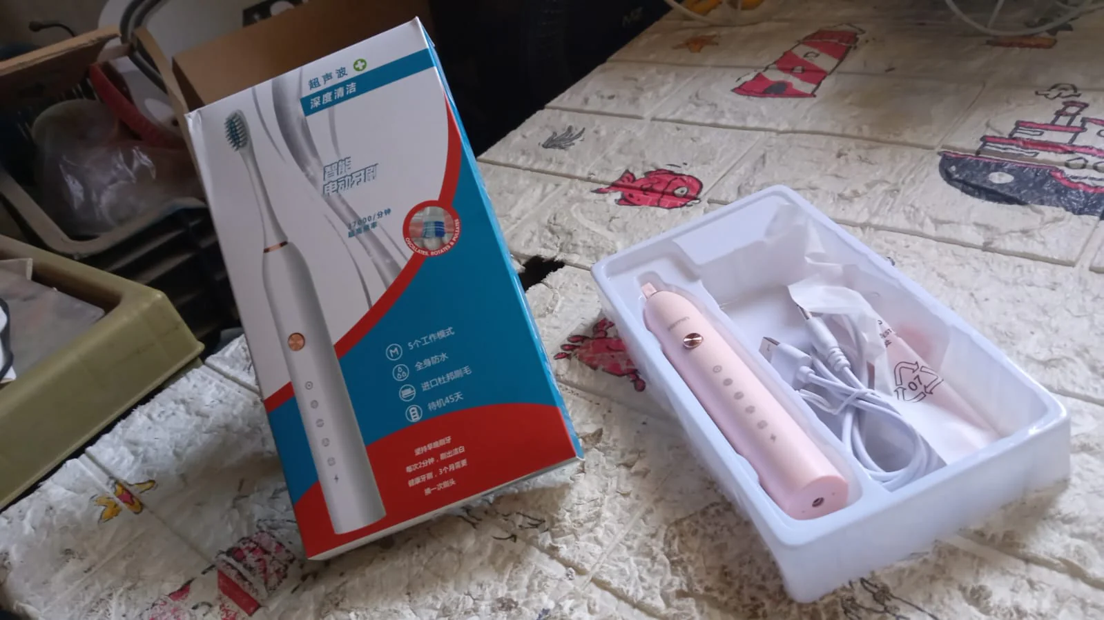Electric Toothbrush for Adults & Teens – Deep Cleaning with Extra Brush Heads - Image 7
