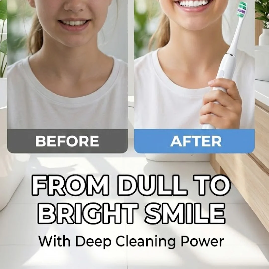 Electric Toothbrush for Adults & Teens – Deep Cleansing(Battery Not Incl) - Image 4