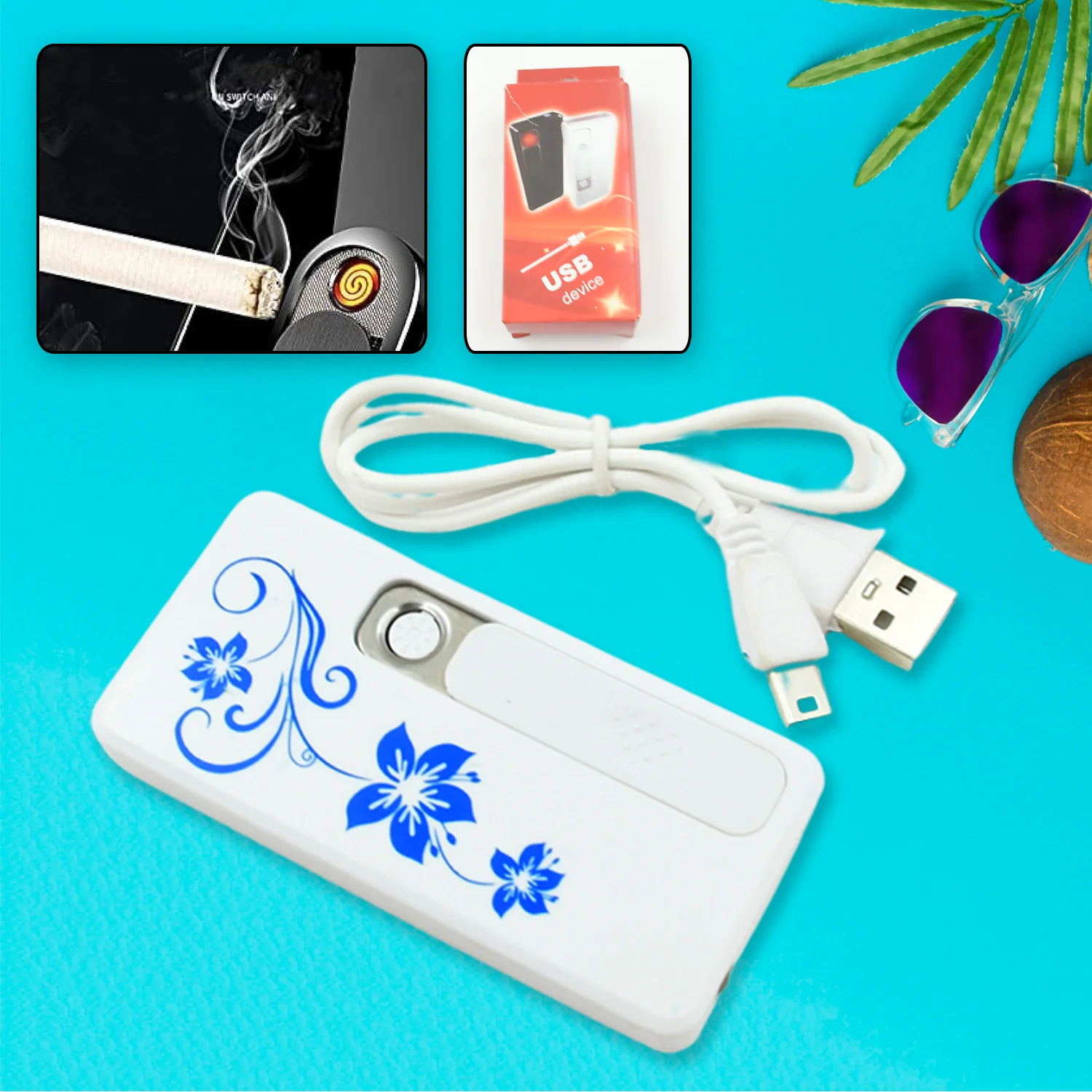 Stylish Electric USB Lighter for Men & Women (1 Pc ) - Image 7