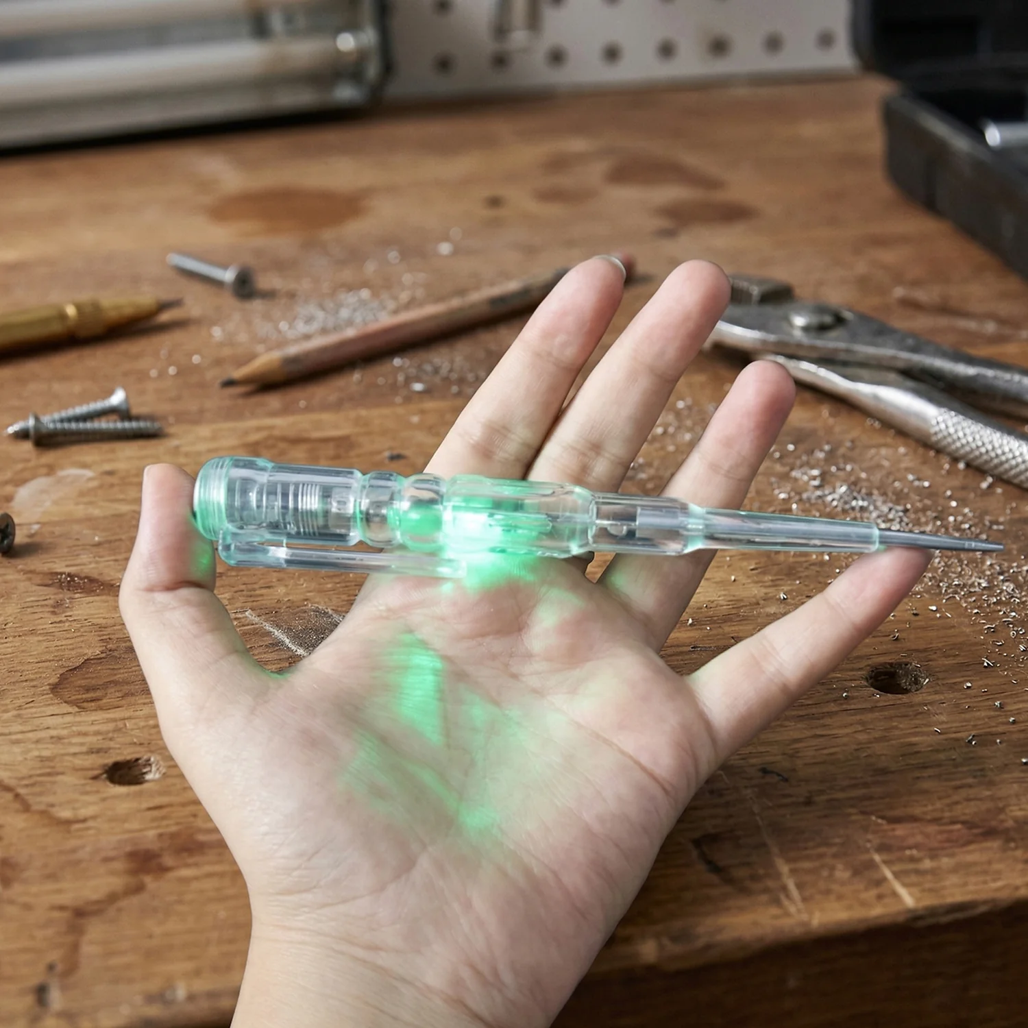 Electrical Detector Slotted Screwdriver With Small Batteries (1 Pc) - Image 5