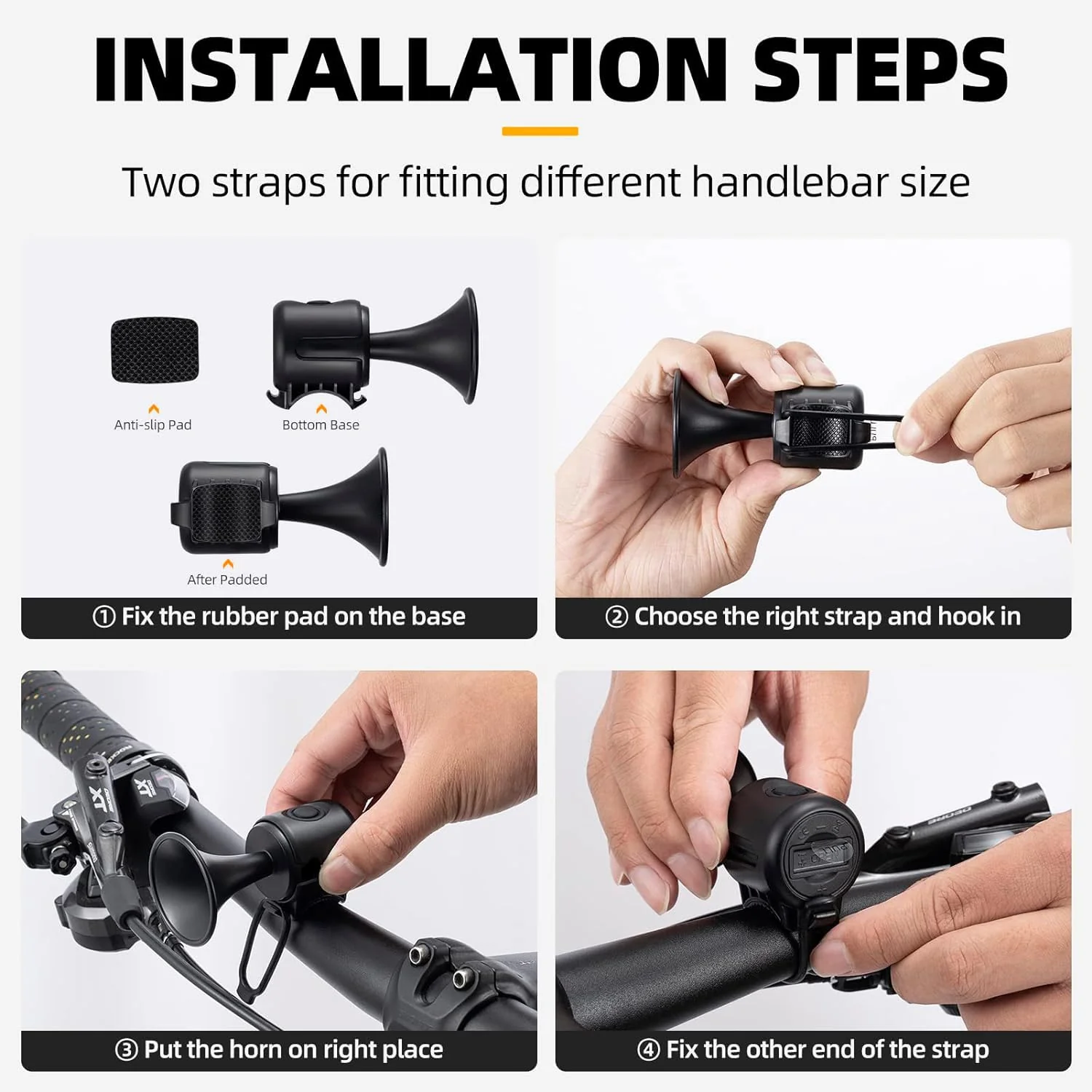 Loud 120dB Bicycle Air Horn – Waterproof Electric Bell with Long Battery Life - Image 7