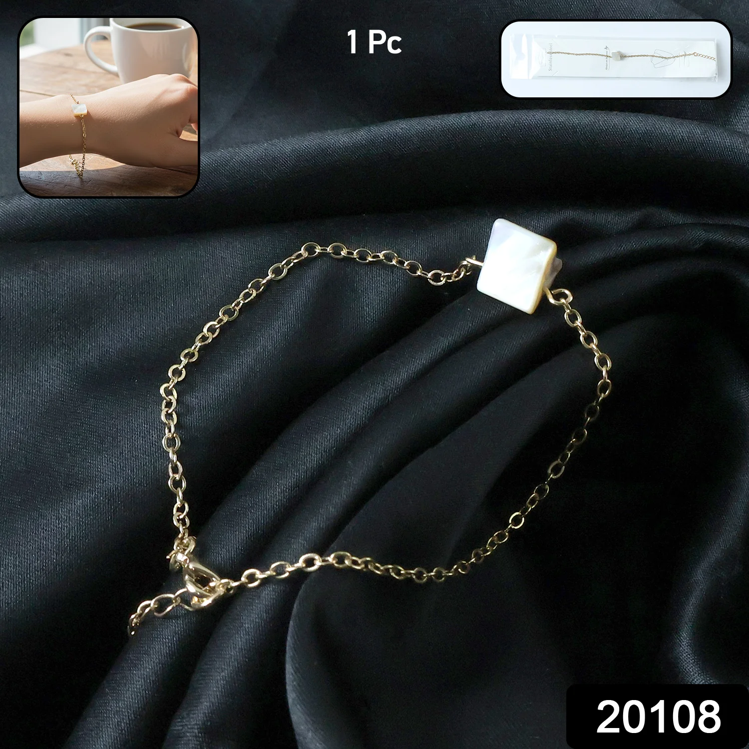 Premium Elegant Adjustable Chain Bracelet (1 Pc / Mix Design) - Image 2