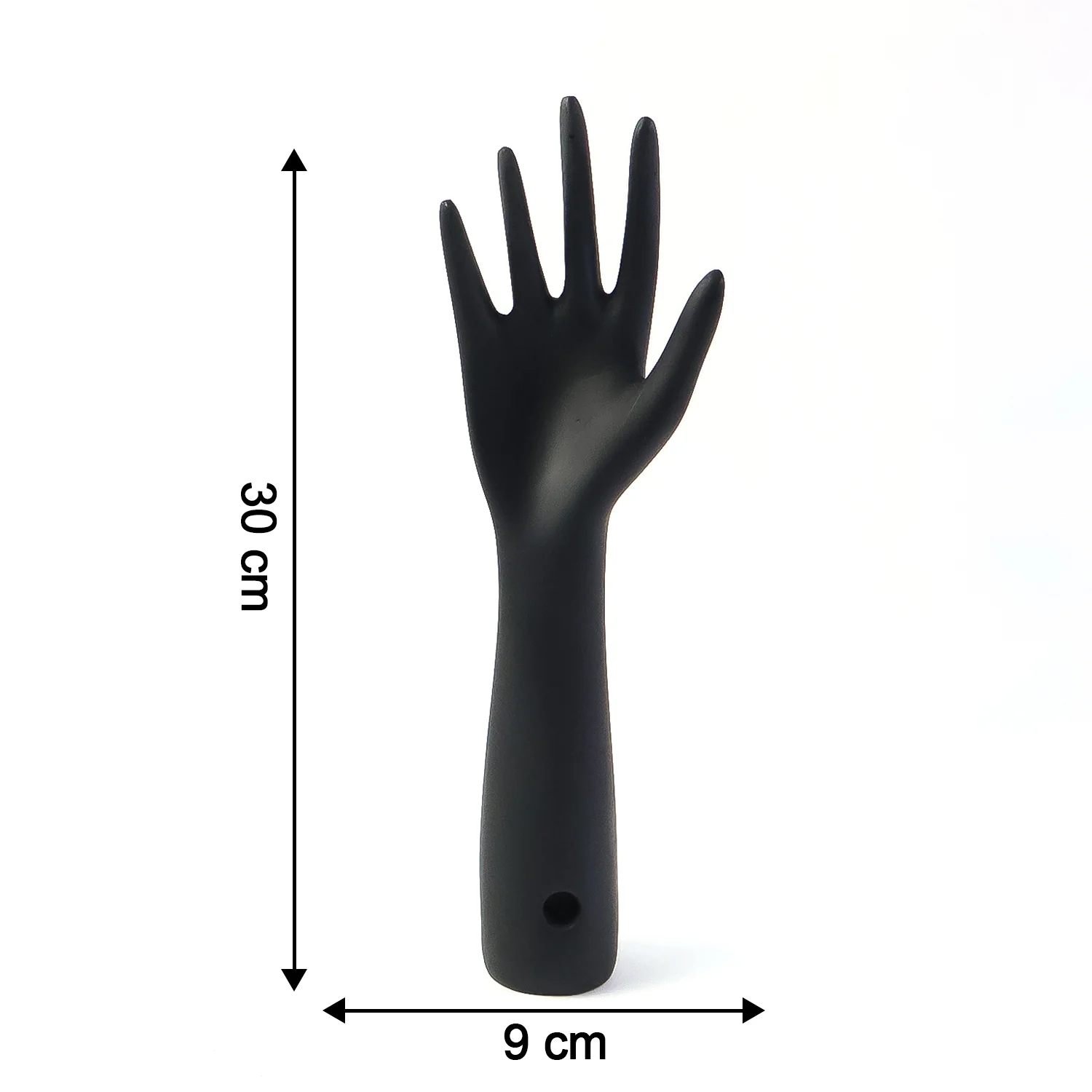 Elegant Black Hand-Shaped Jewelry Display Stand (1 Pc) - Image 10