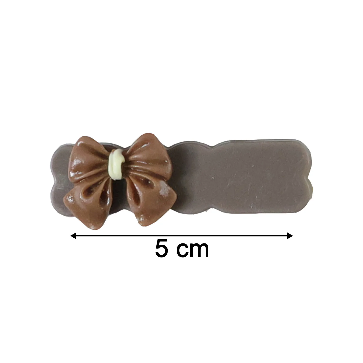 Elegant Bow Design Decorative Hair Clip Set (5 Pc) - Image 6