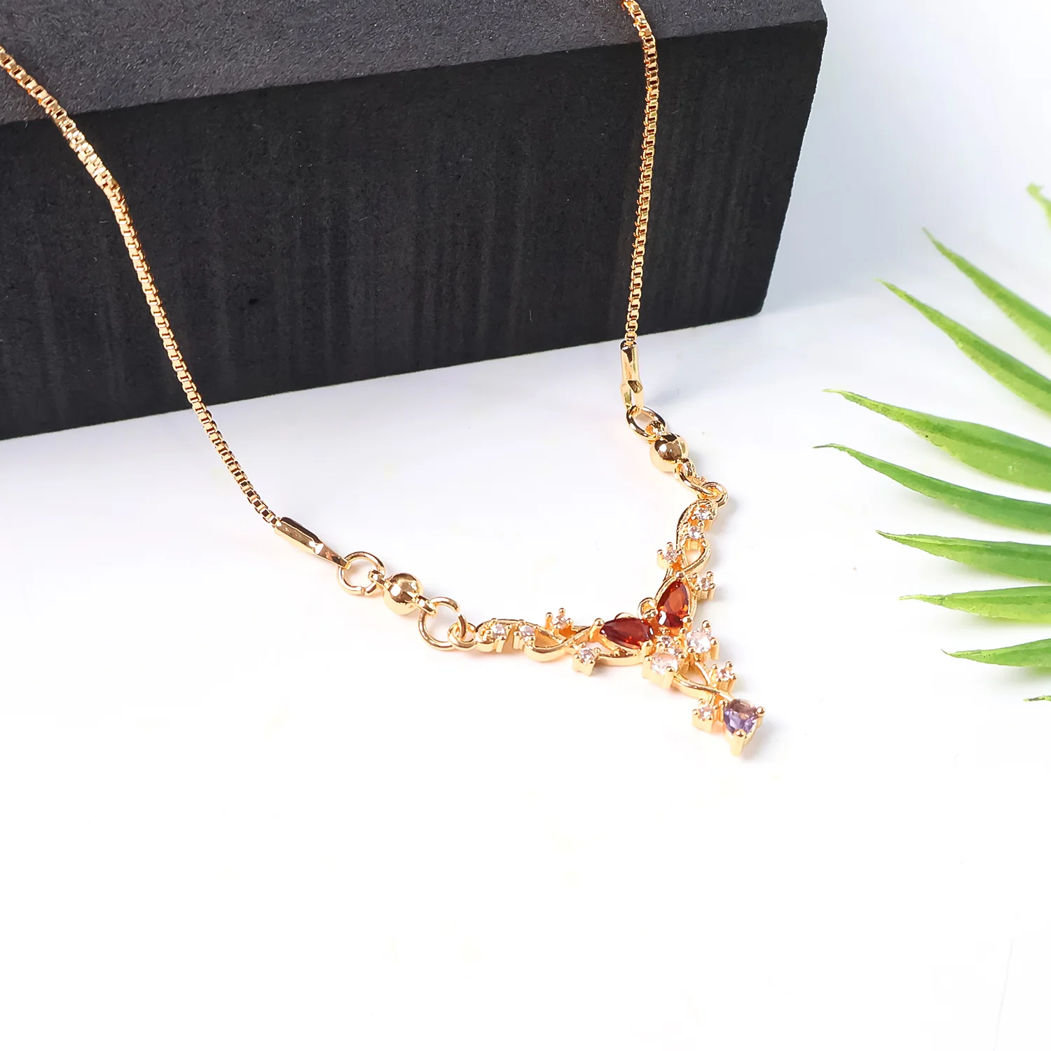 Elegant Butterfly Design Gold-Plated Pendant Necklace for Women - Image 4