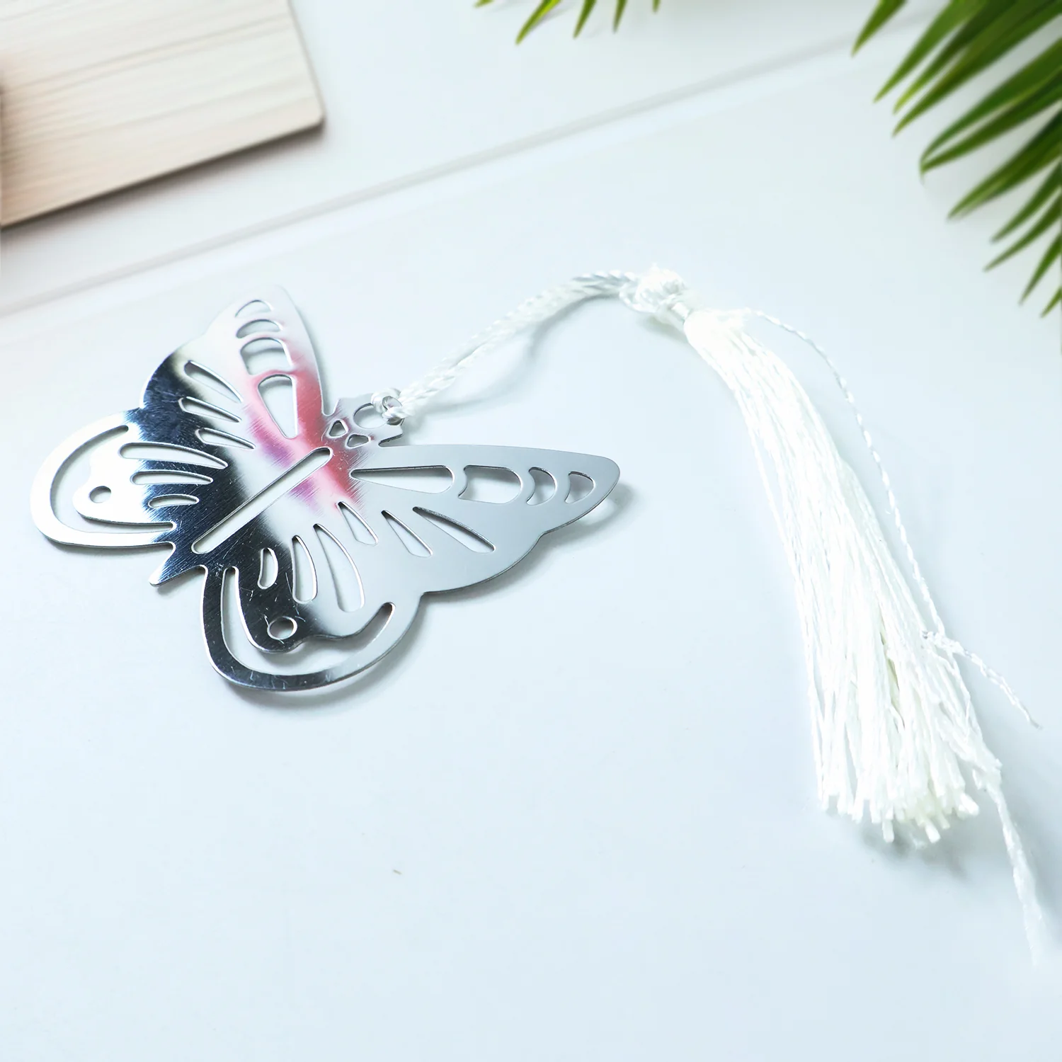 Elegant Butterfly Design Metal Bookmark (1 Pc) - Image 8