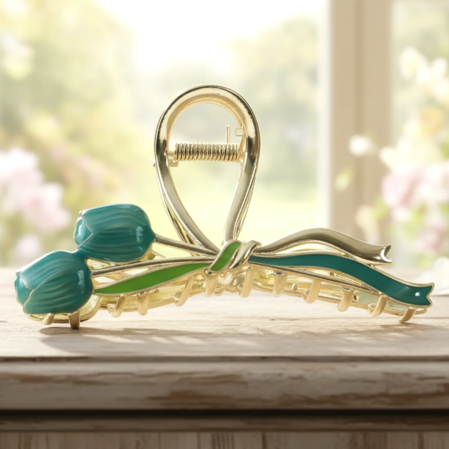 Elegant Decorative Hair Claw Clip (1 Pc) - Image 4