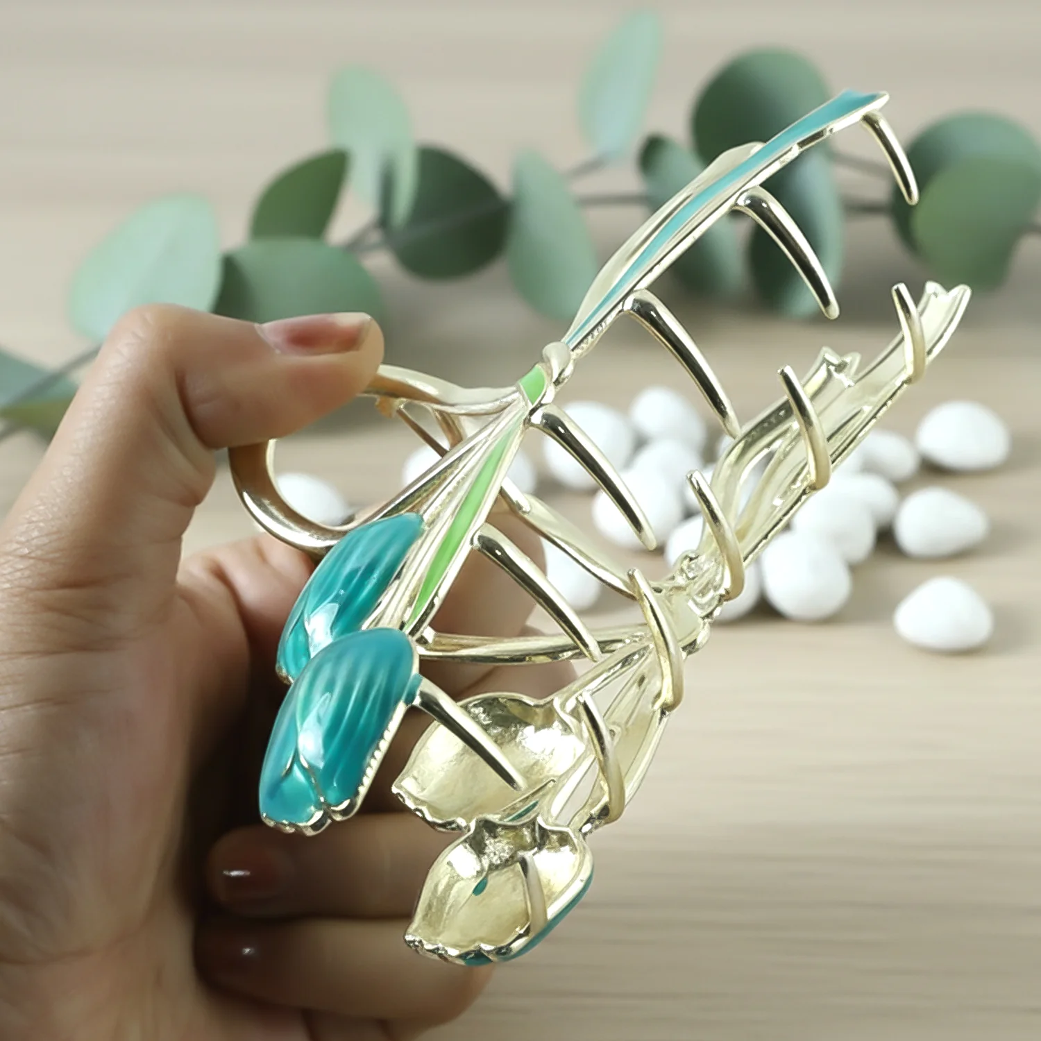 Elegant Decorative Hair Claw Clip (1 Pc) - Image 7