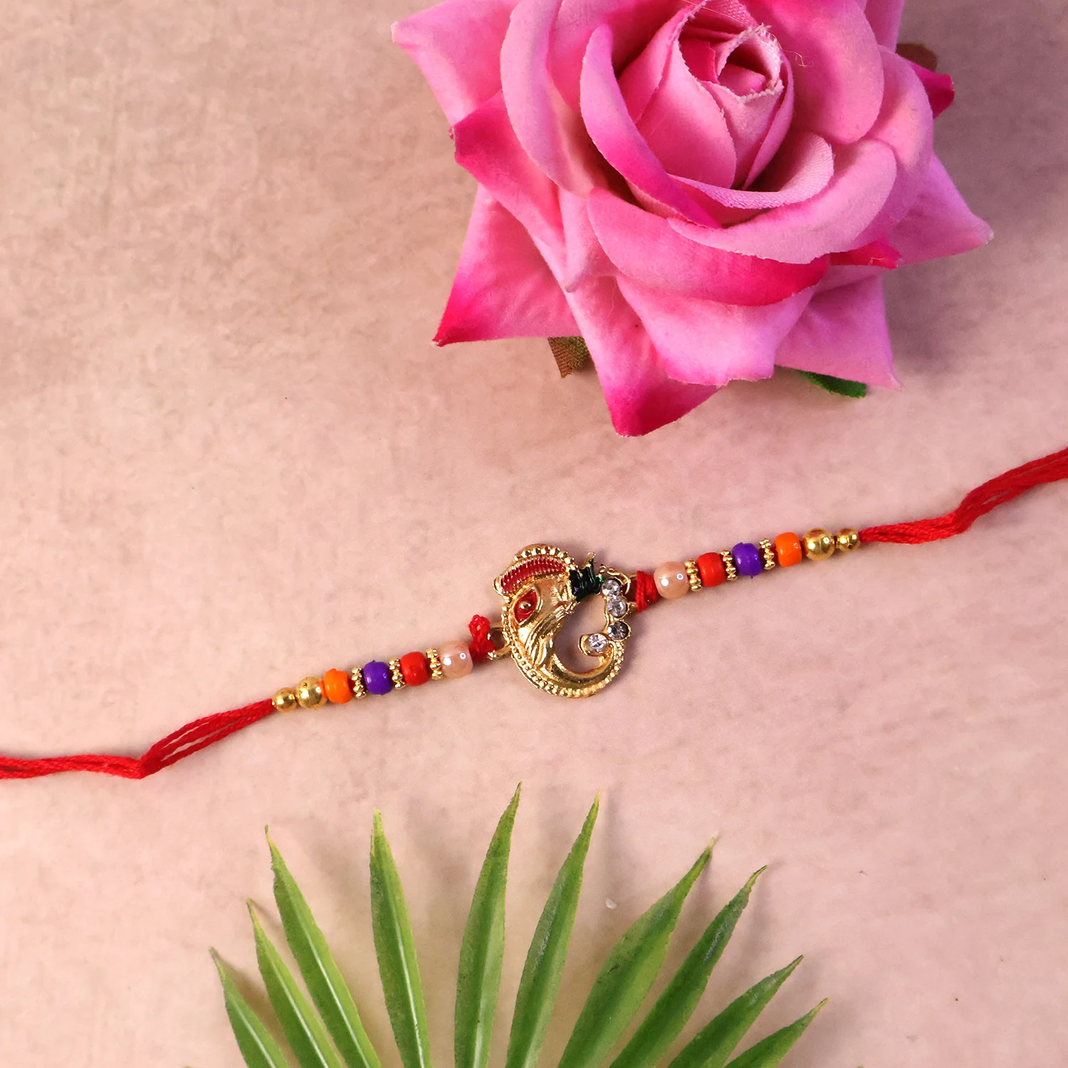Elegant Designer Rakhi for Brother (1 Pc) - Image 5