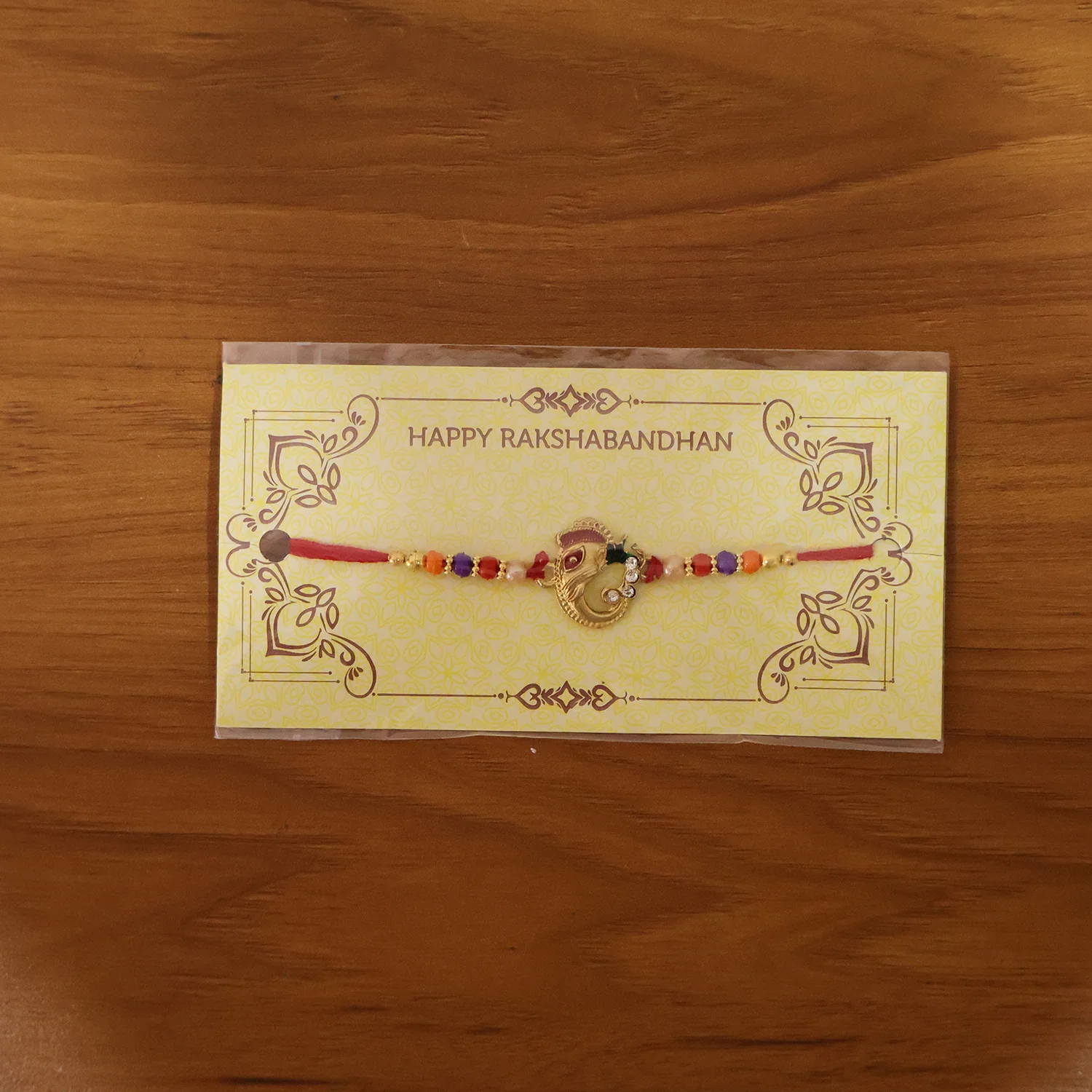 Elegant Designer Rakhi for Brother (1 Pc) - Image 9