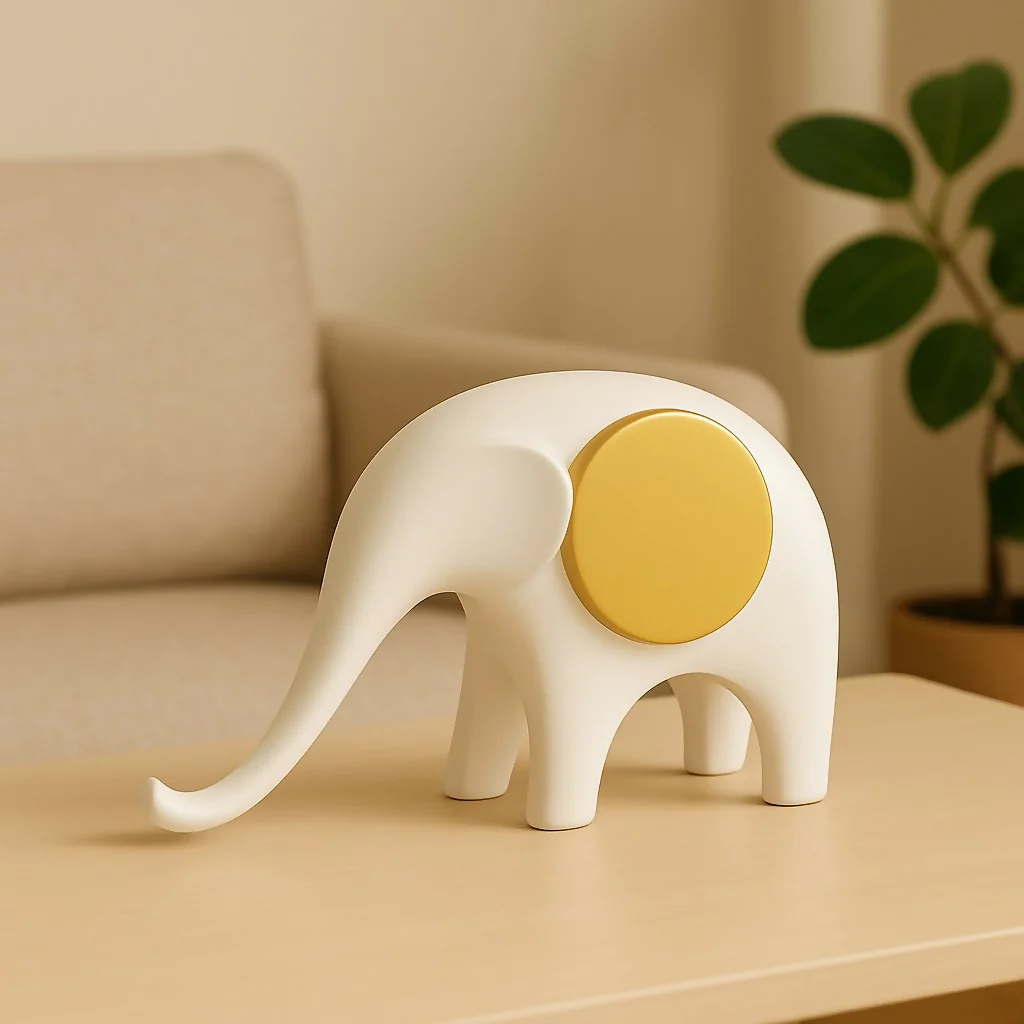 Elegant Elephant Showpiece for Home Decor with Modern Design - Image 2