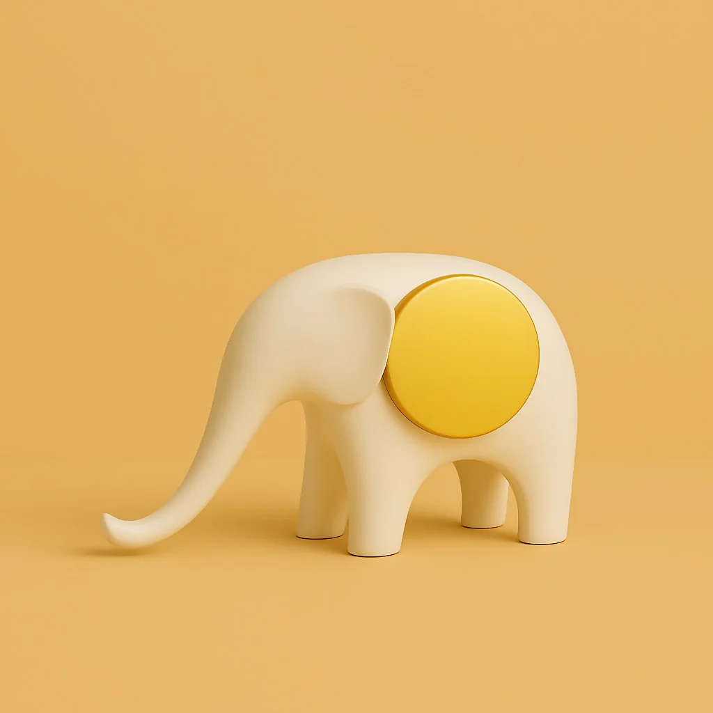 Elegant Elephant Showpiece for Home Decor with Modern Design - Image 3