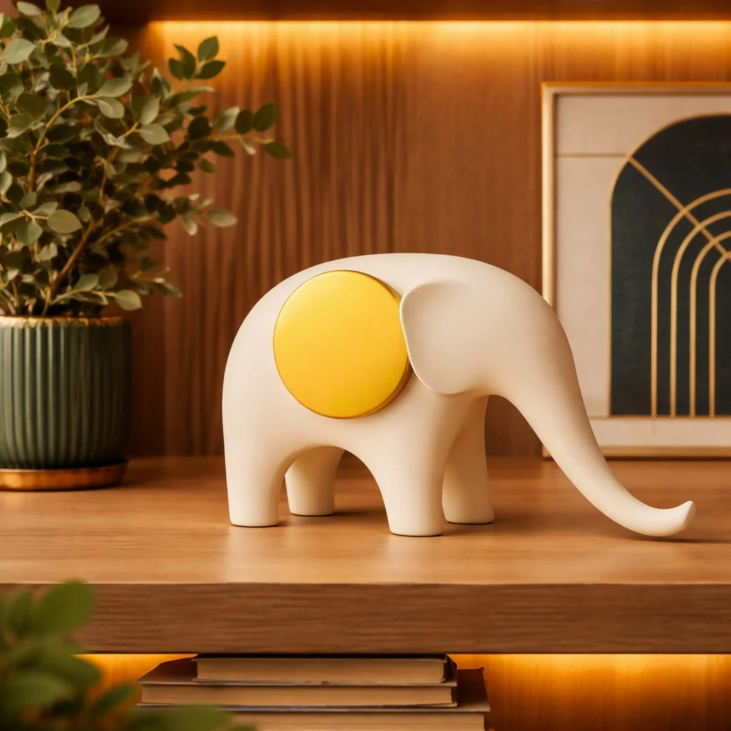 Elegant Elephant Showpiece for Home Decor with Modern Design - Image 4