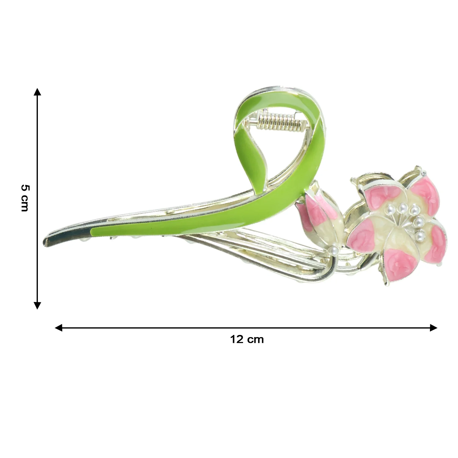 Elegant Floral Decorative Hair Claw Clip (1 Pc) - Image 6