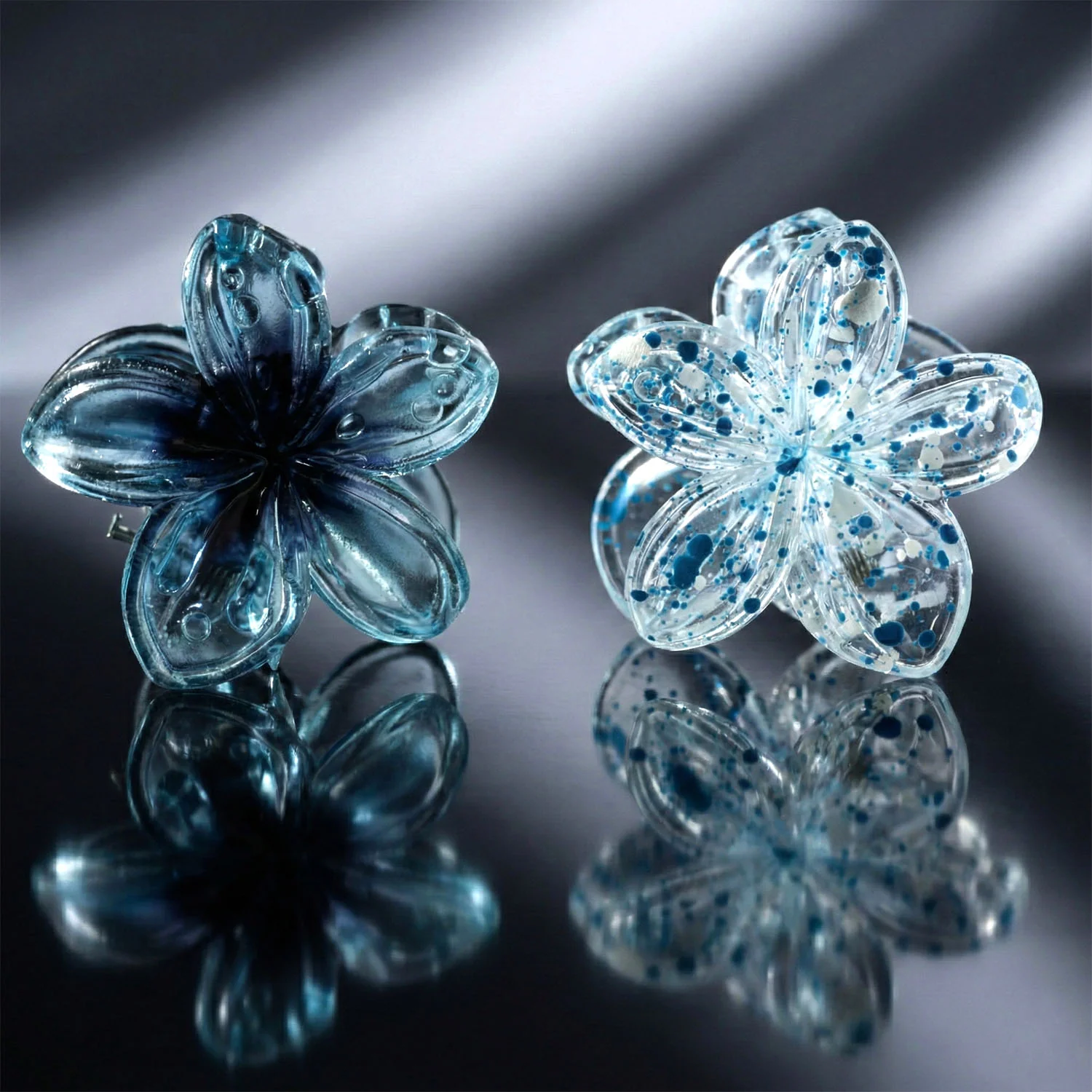 Elegant Floral Design Hair Clip (1 Piece, Mix Color) - Image 4
