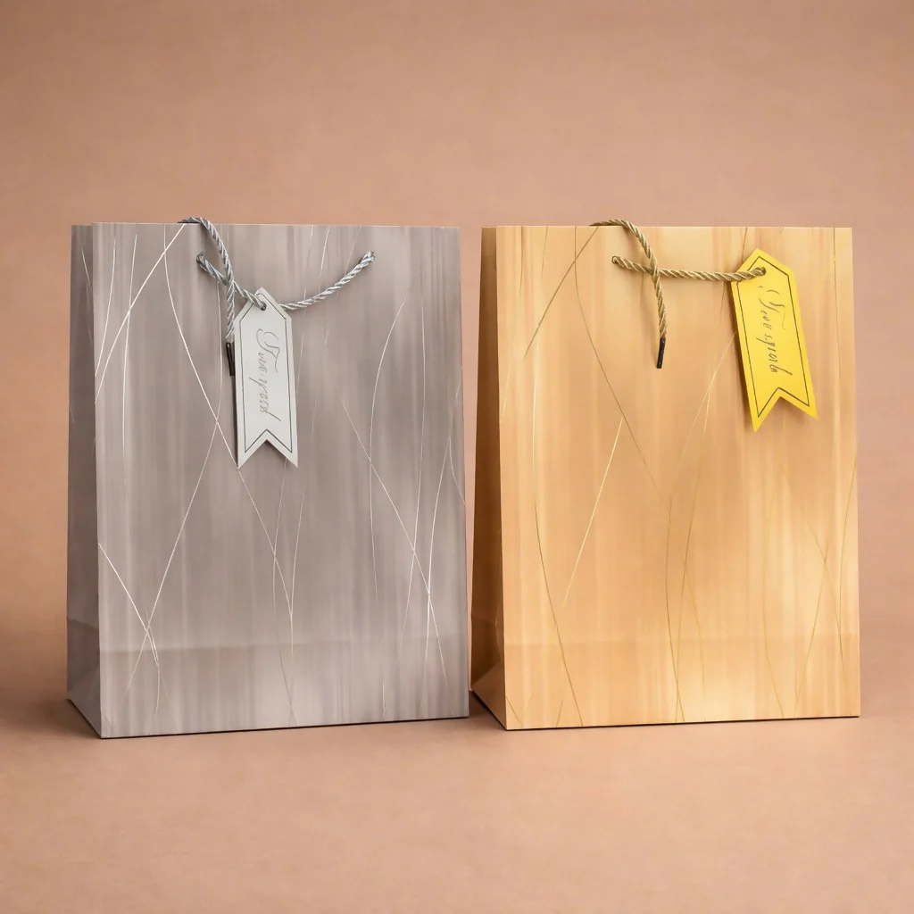 Elegant Gift Bag with Handle Premium Paper Carry Bag for Gifts ( 1PC ) - Image 2