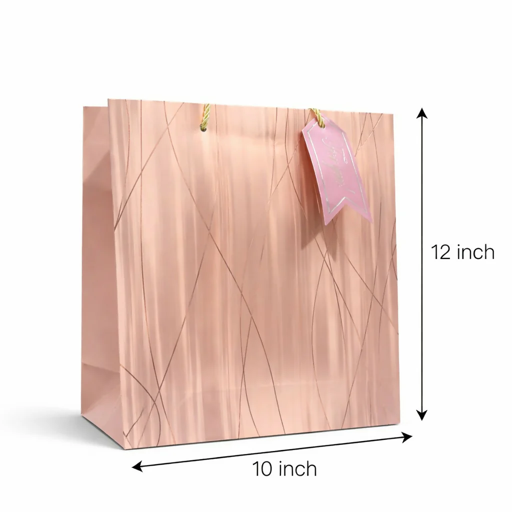 Elegant Gift Bag with Handle Premium Paper Carry Bag for Gifts ( 1PC ) - Image 4