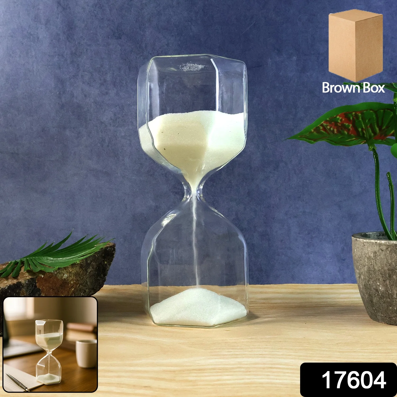 Elegant Glass Hourglass Sand Timer (1 Pc) - Image 2