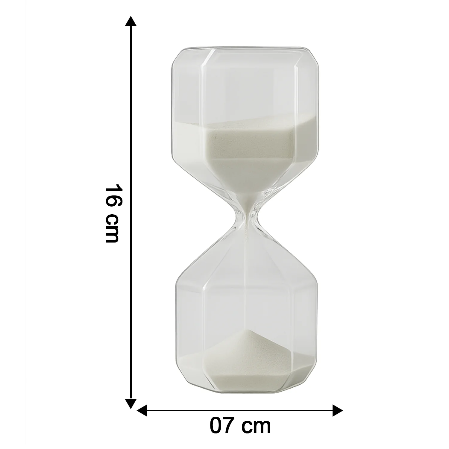 Elegant Glass Hourglass Sand Timer (1 Pc) - Image 3