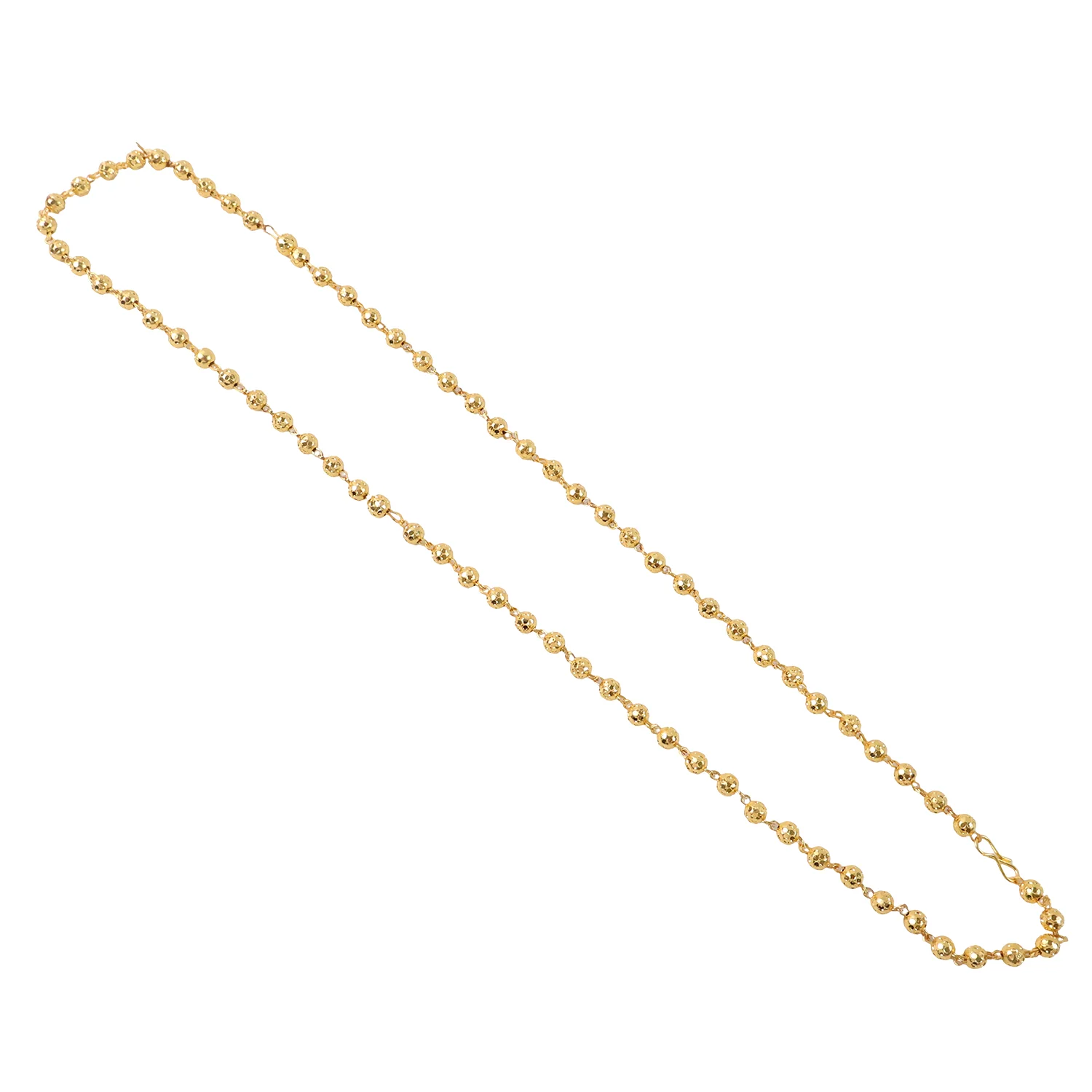 Elegant Gold-Tone Beaded Necklace Chain for Women (1 Pc) - Image 5