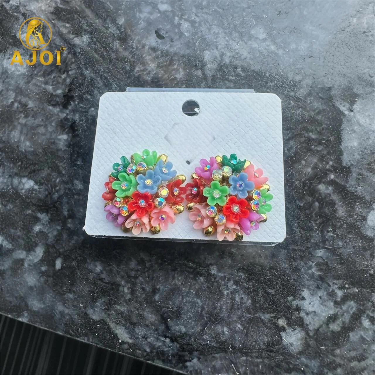 Elegant Handmade Flower Cluster Earrings for Women & Girls - Image 6