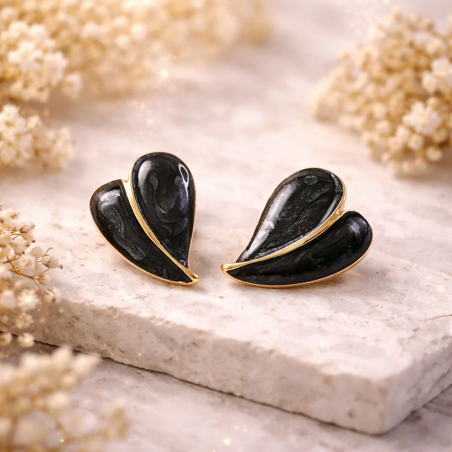 Elegant Leaf Design Stud Earrings for Women – Premium Gloss Finish Fashion Jewelry - Image 4