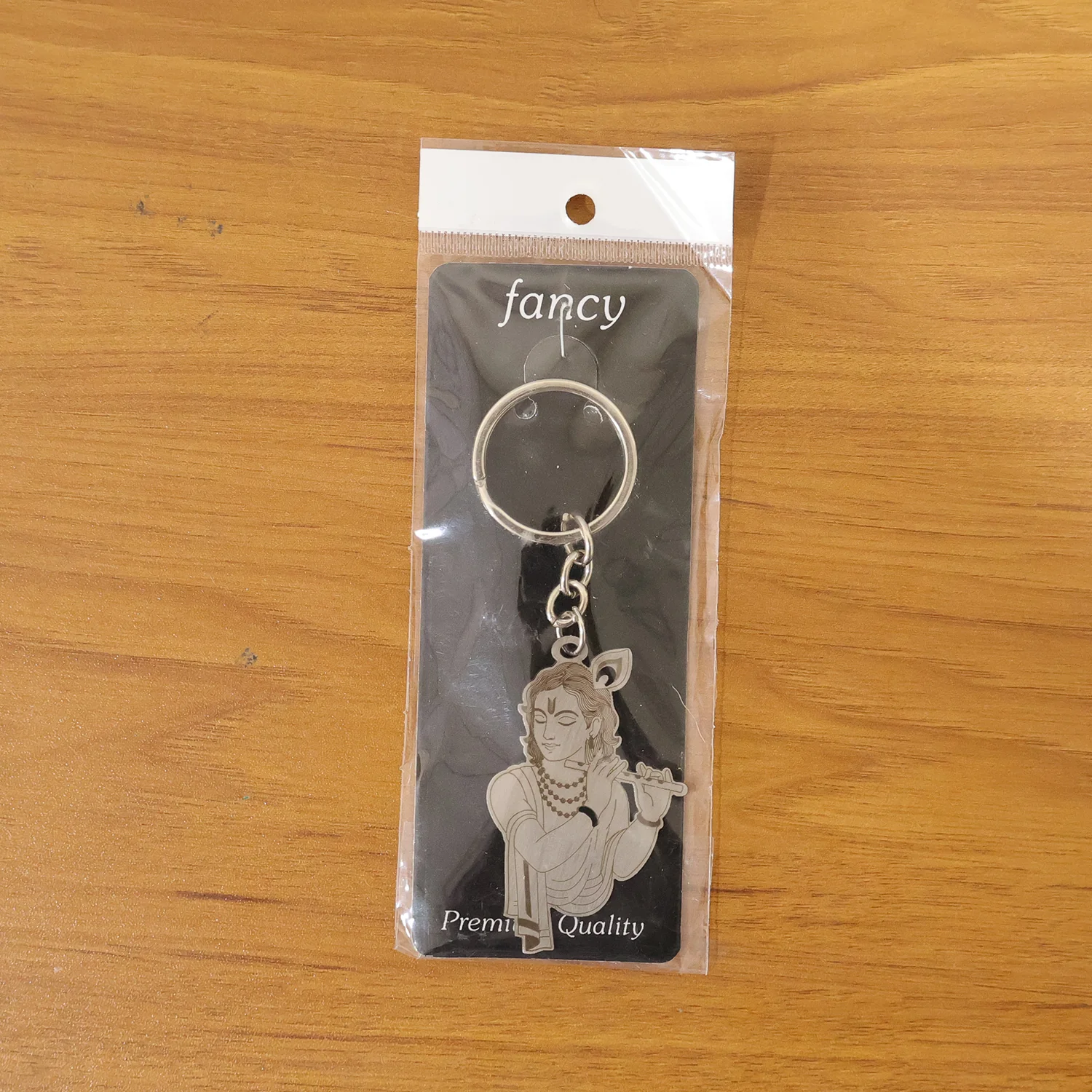 Elegant Metal Lord Krishna Engraved Keychain 1 Pc - Image 8
