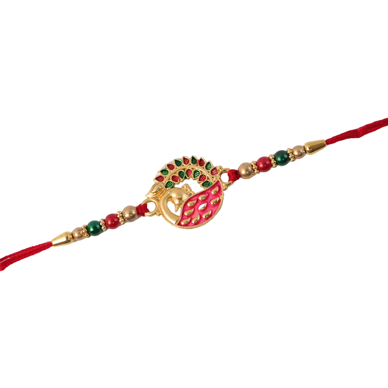 Elegant Peacock Design Rakhi (1 Pc) - Image 6