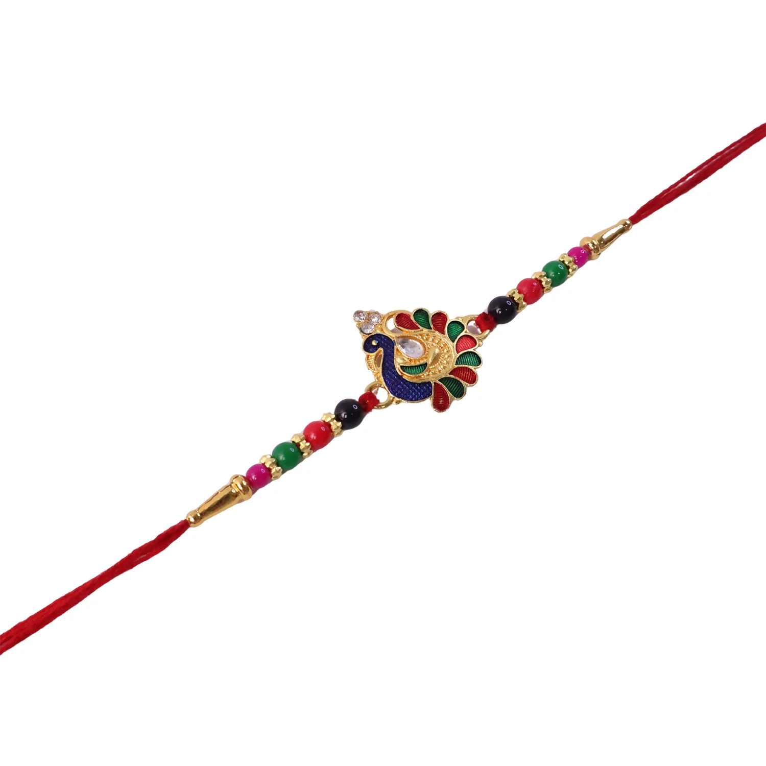 Elegant Peacock Designer Rakhi (1 Pc) - Image 5