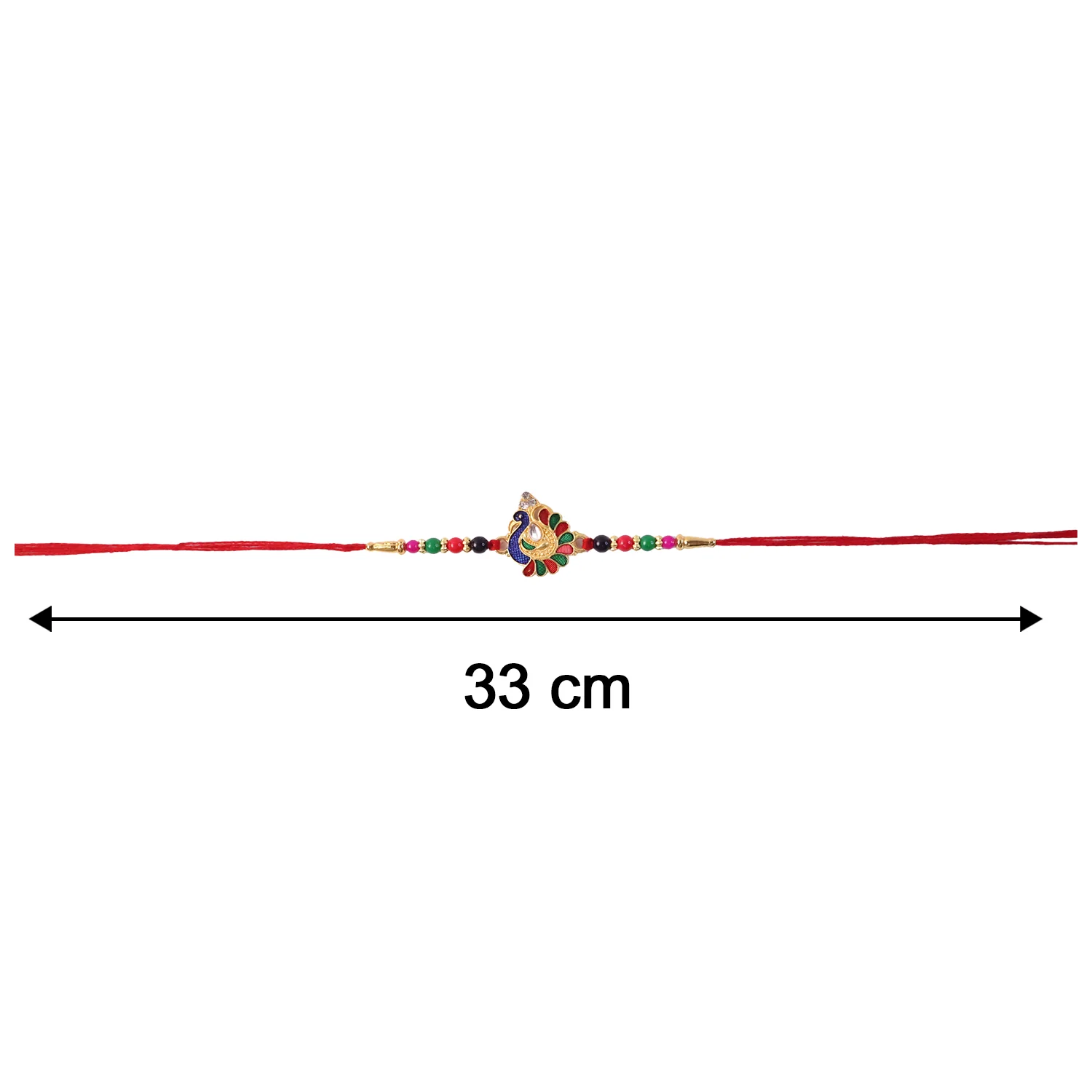Elegant Peacock Designer Rakhi (1 Pc) - Image 6