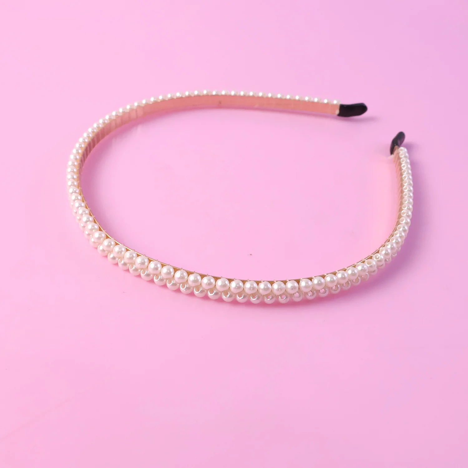 Premium Pearl Embellished Slim Hairband (1 Pc) - Image 7