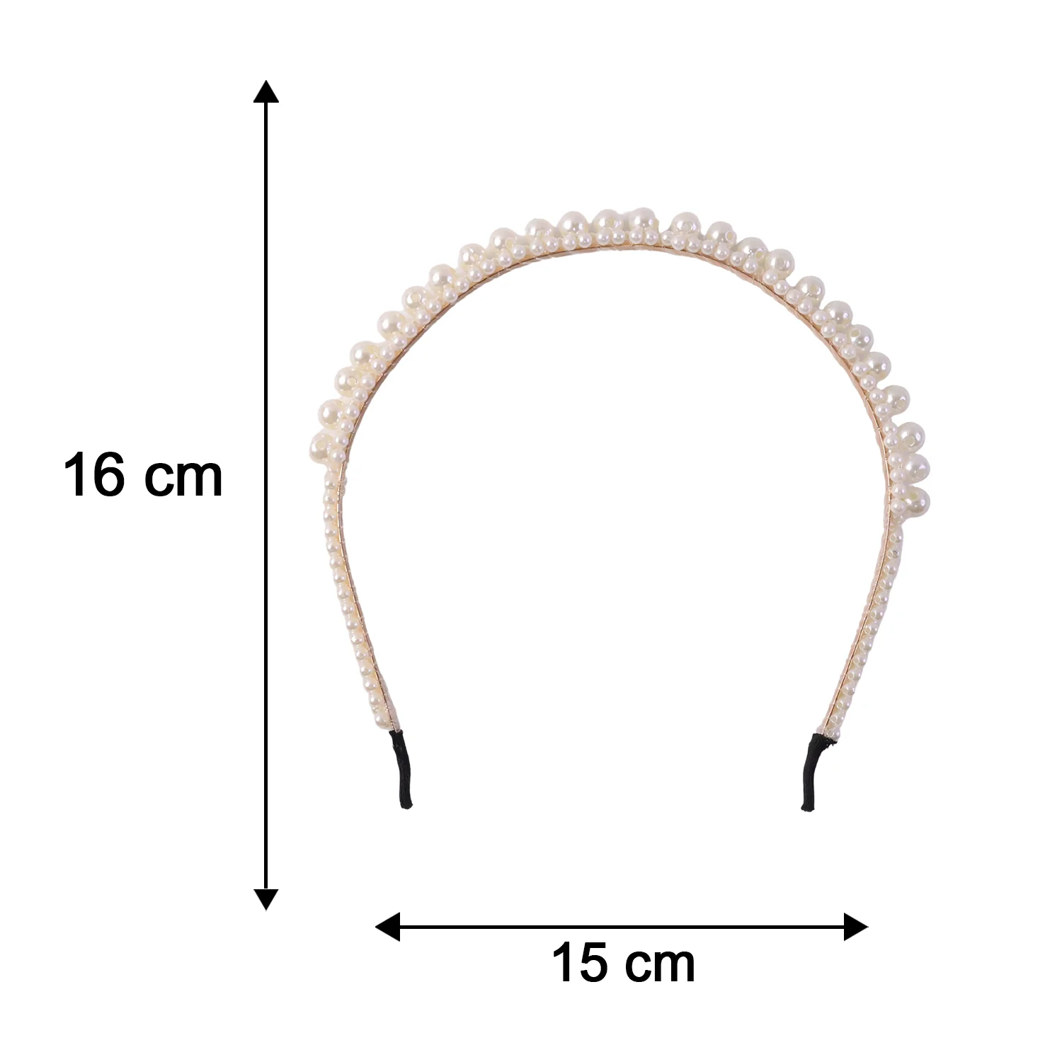 Elegant Pearl Studded Hairband for Women Daily Wear Headband (1 Pc) - Image 6