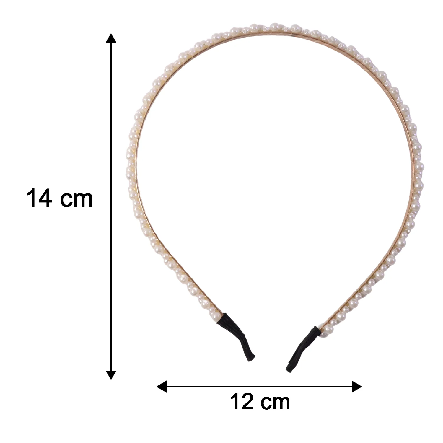 Double Layer Pearl Hairband Stylish Headband for Girls (1 Pc) - Image 6