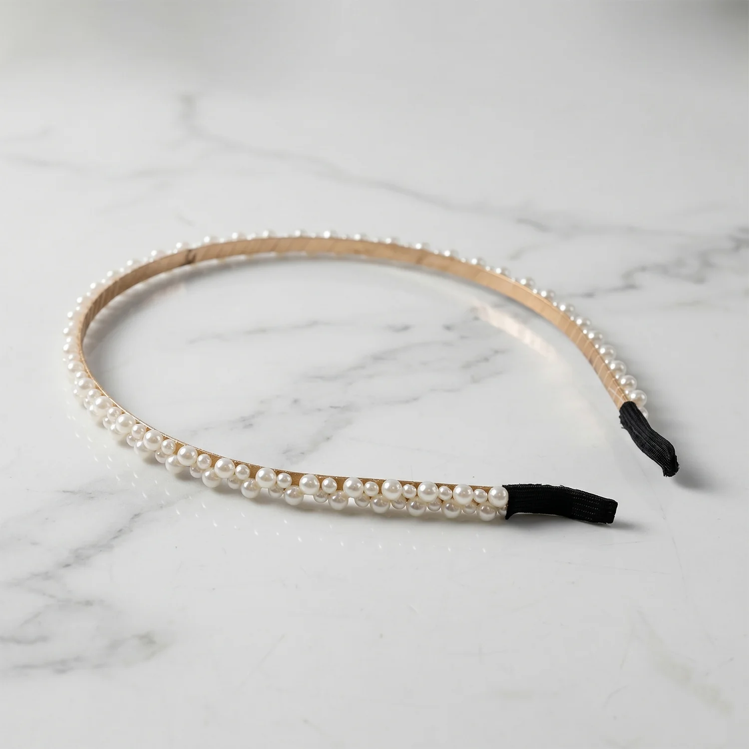 Double Layer Pearl Hairband Stylish Headband for Girls (1 Pc) - Image 7