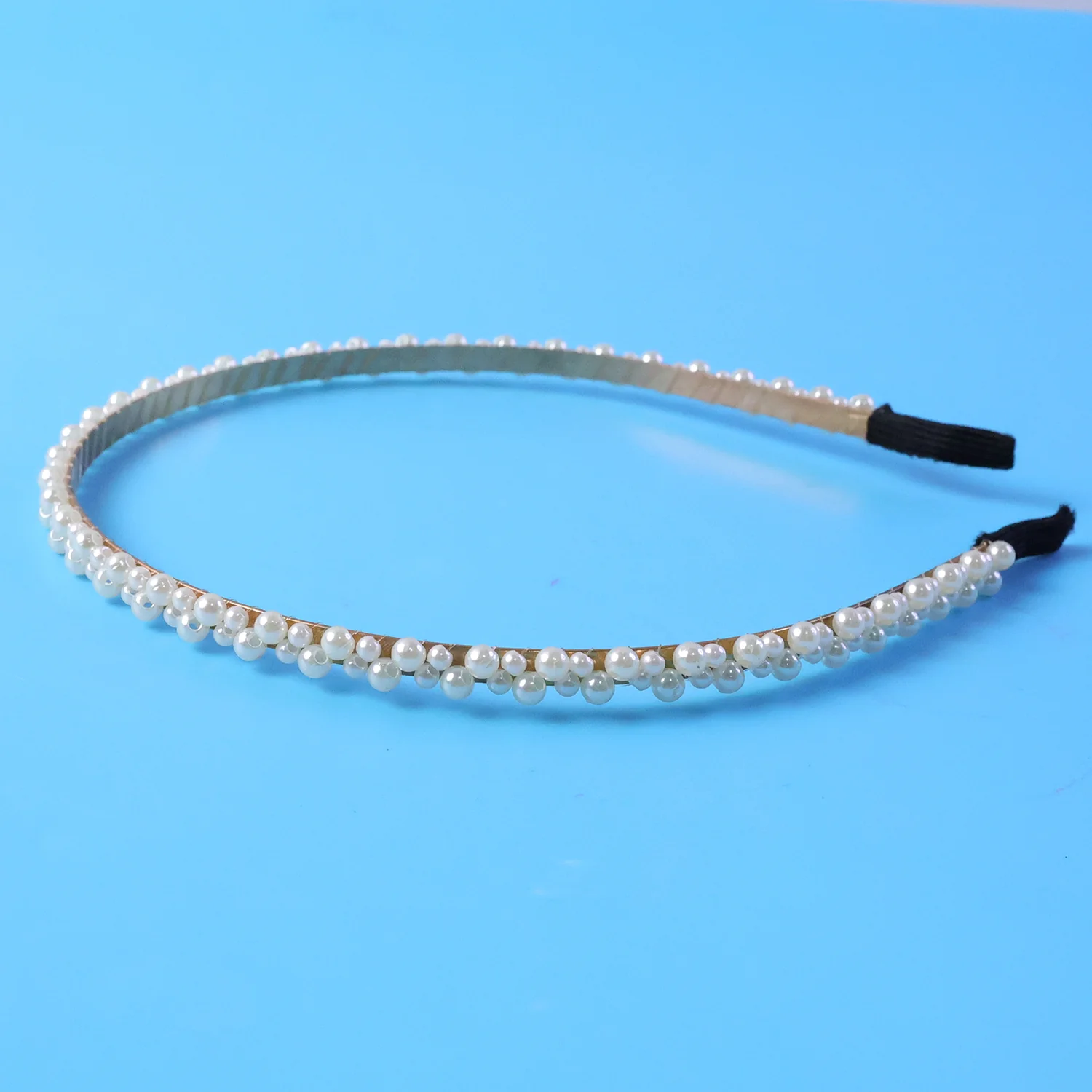 Double Layer Pearl Hairband Stylish Headband for Girls (1 Pc) - Image 8
