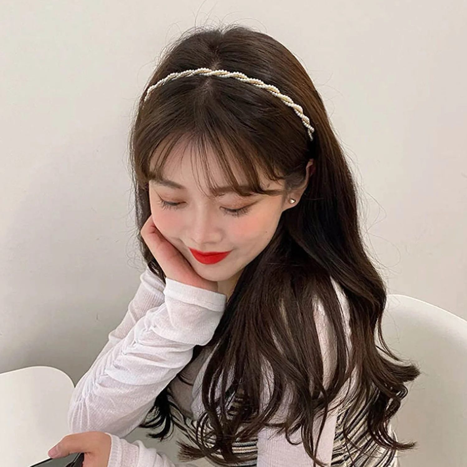 Elegant Pearl Design Hairband (1 Pc) - Image 4