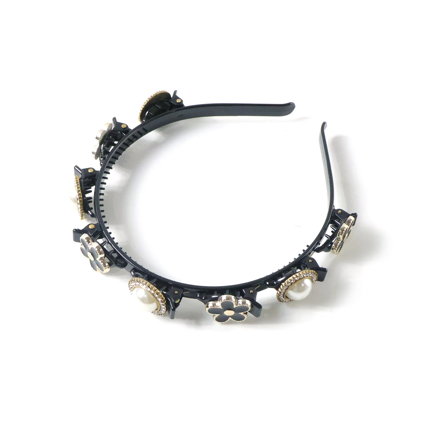 Elegant Pearl & Floral Designer Hairband for Women & Girls 1 Pc - Image 5