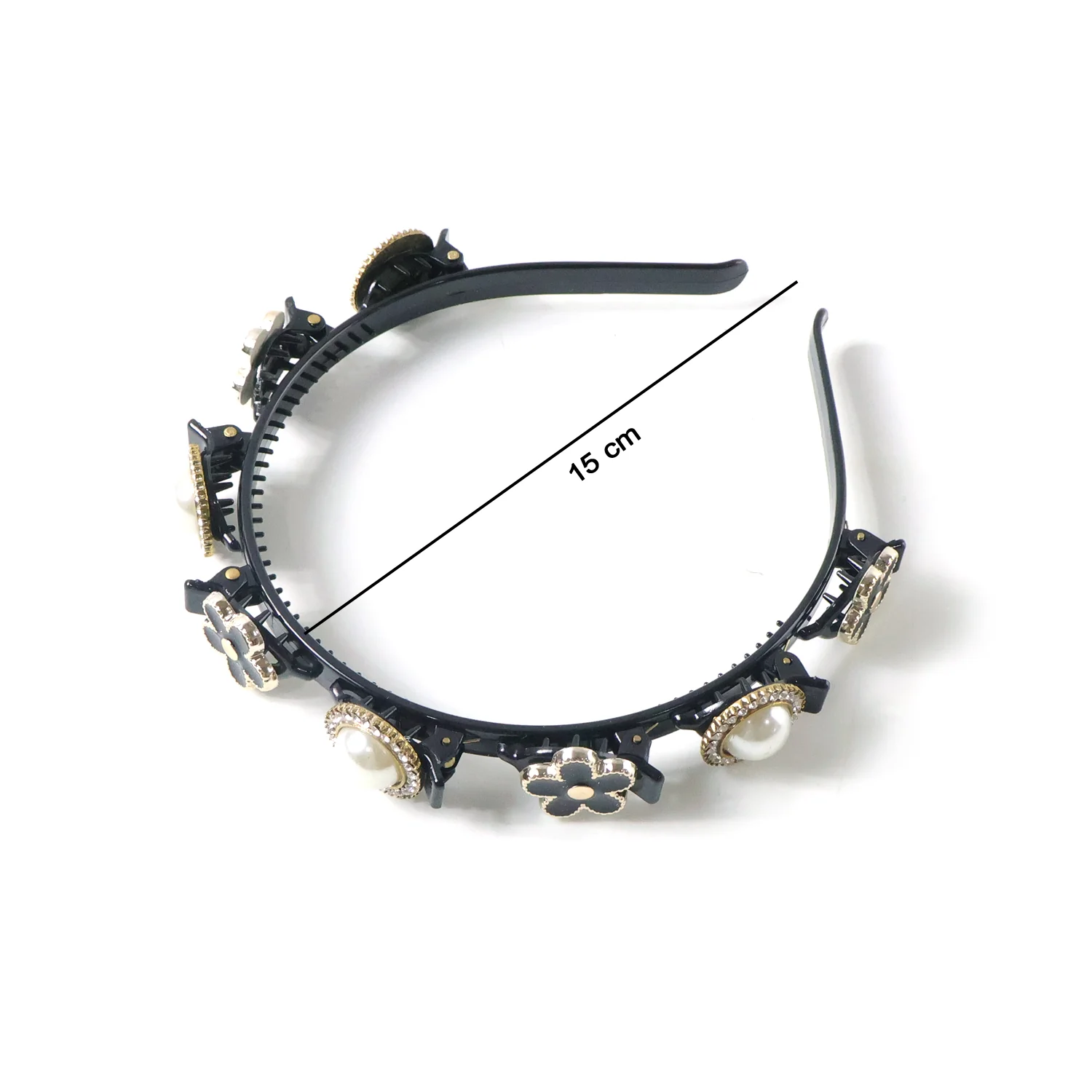 Elegant Pearl & Floral Designer Hairband for Women & Girls 1 Pc - Image 6
