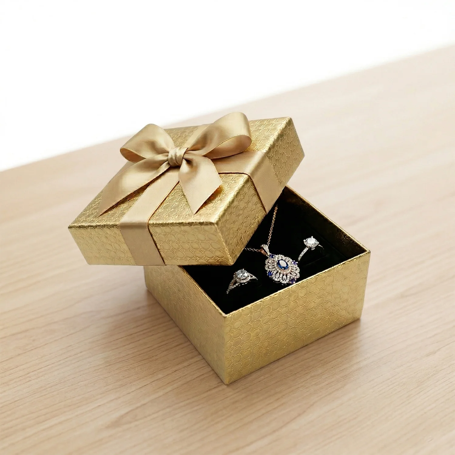 Elegant Premium Gift Box with Decorative Ribbon (1 Pc) - Image 7