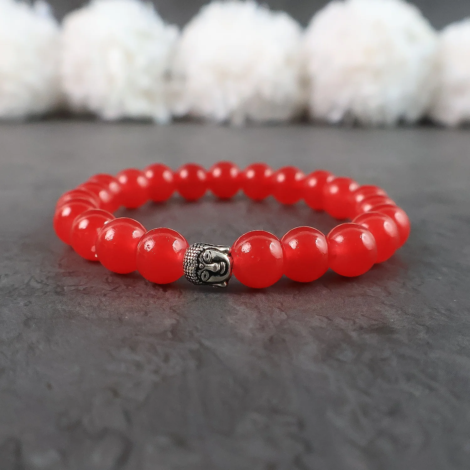 Elegant Red Buddha Charm Bracelet With Air-Tight Display Box - Image 6