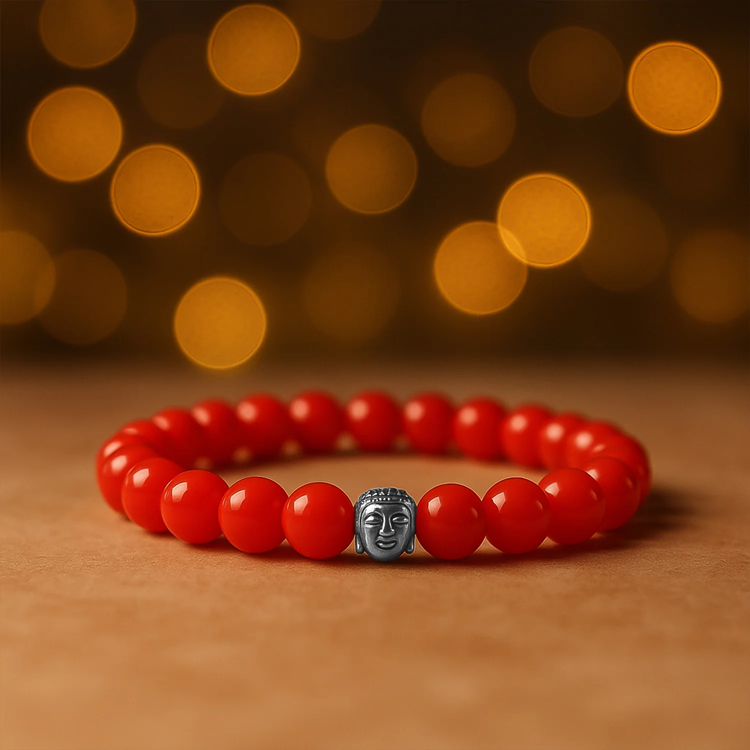 Elegant Red Buddha Charm Bracelet With Air-Tight Display Box - Image 7