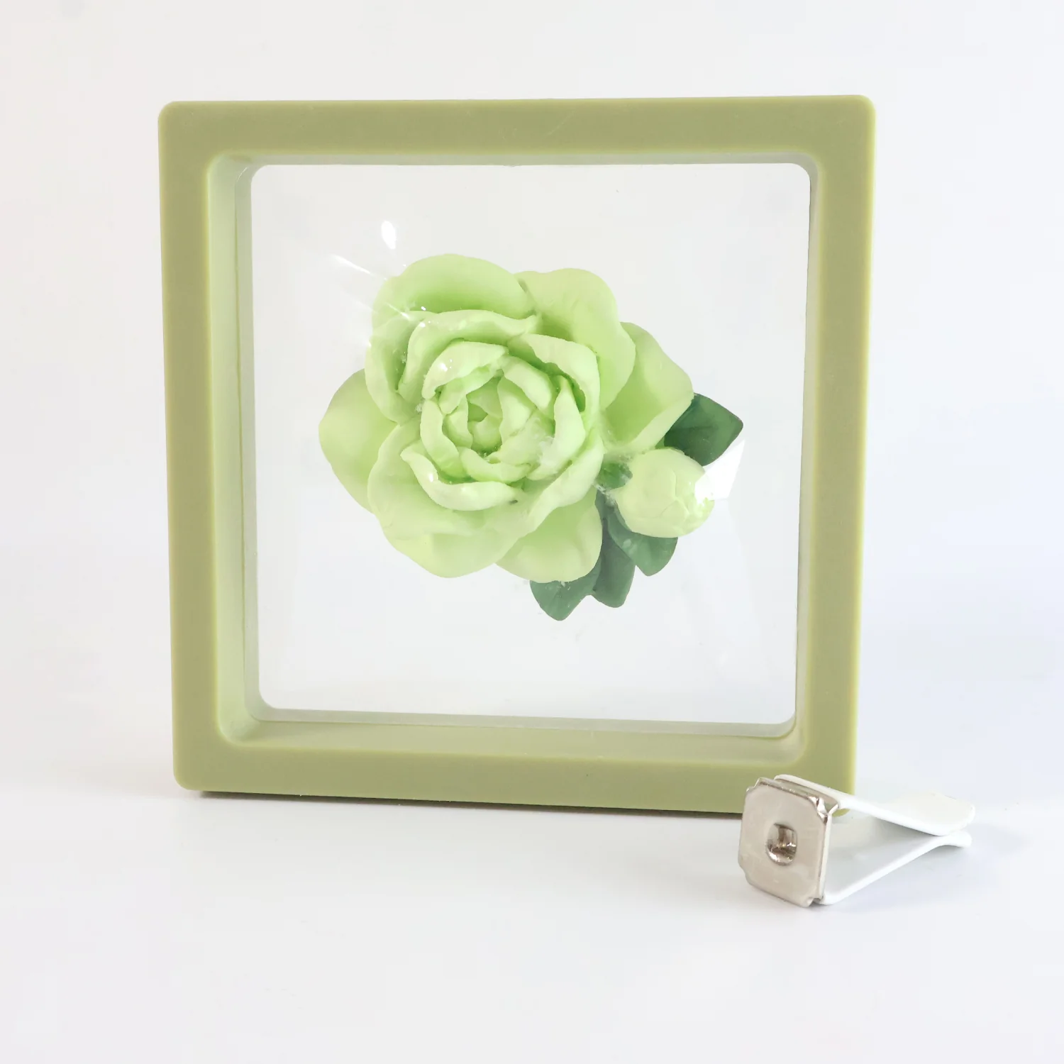Rose Flower Car Air Freshener Clip for AC Vent with Perfume Bottle 10ML (1 Pc) - Image 5