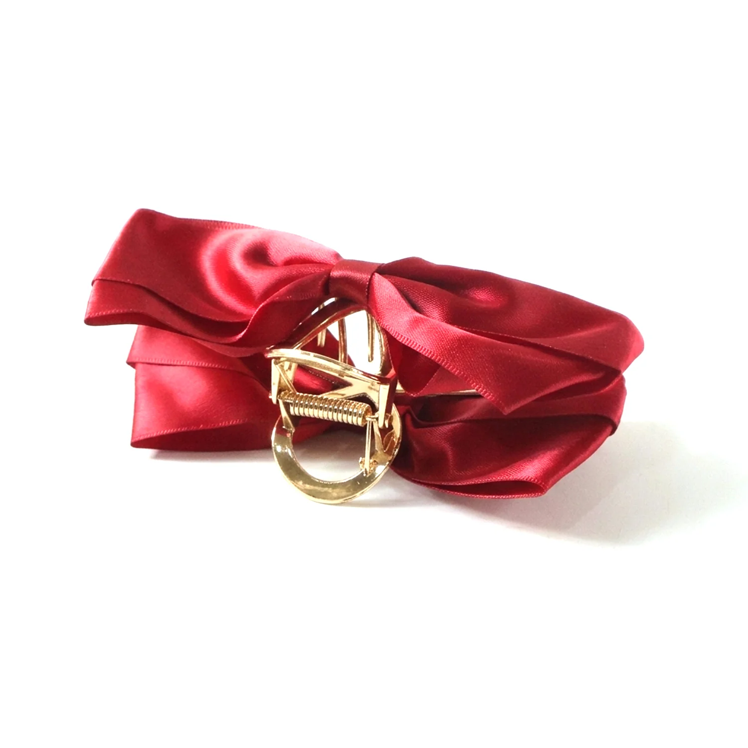Elegant Satin Bow Hair Claw Clip for Women (1 Pc) - Image 4