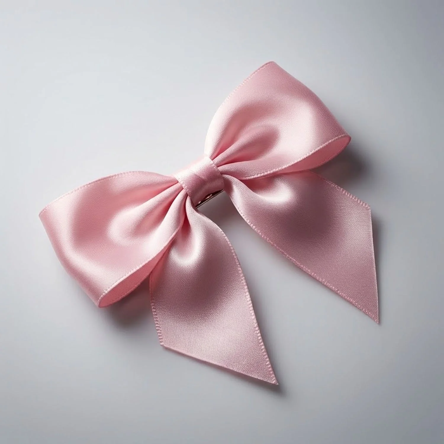 Elegant Satin Hair Bow Clip for Girls & Women (1 Pc) - Image 3