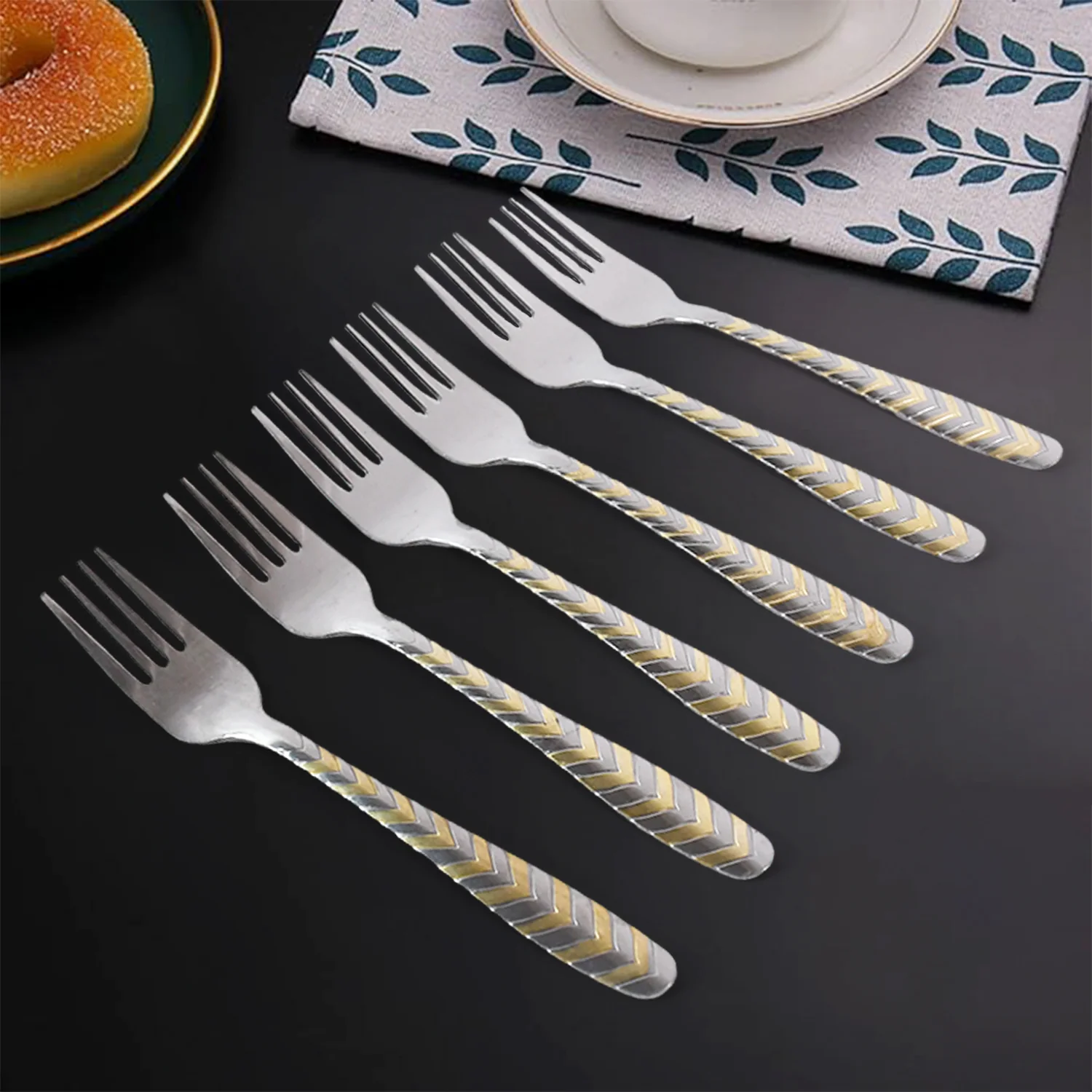 Elegant Stainless Steel Fork (6 Pcs Set) - Image 3