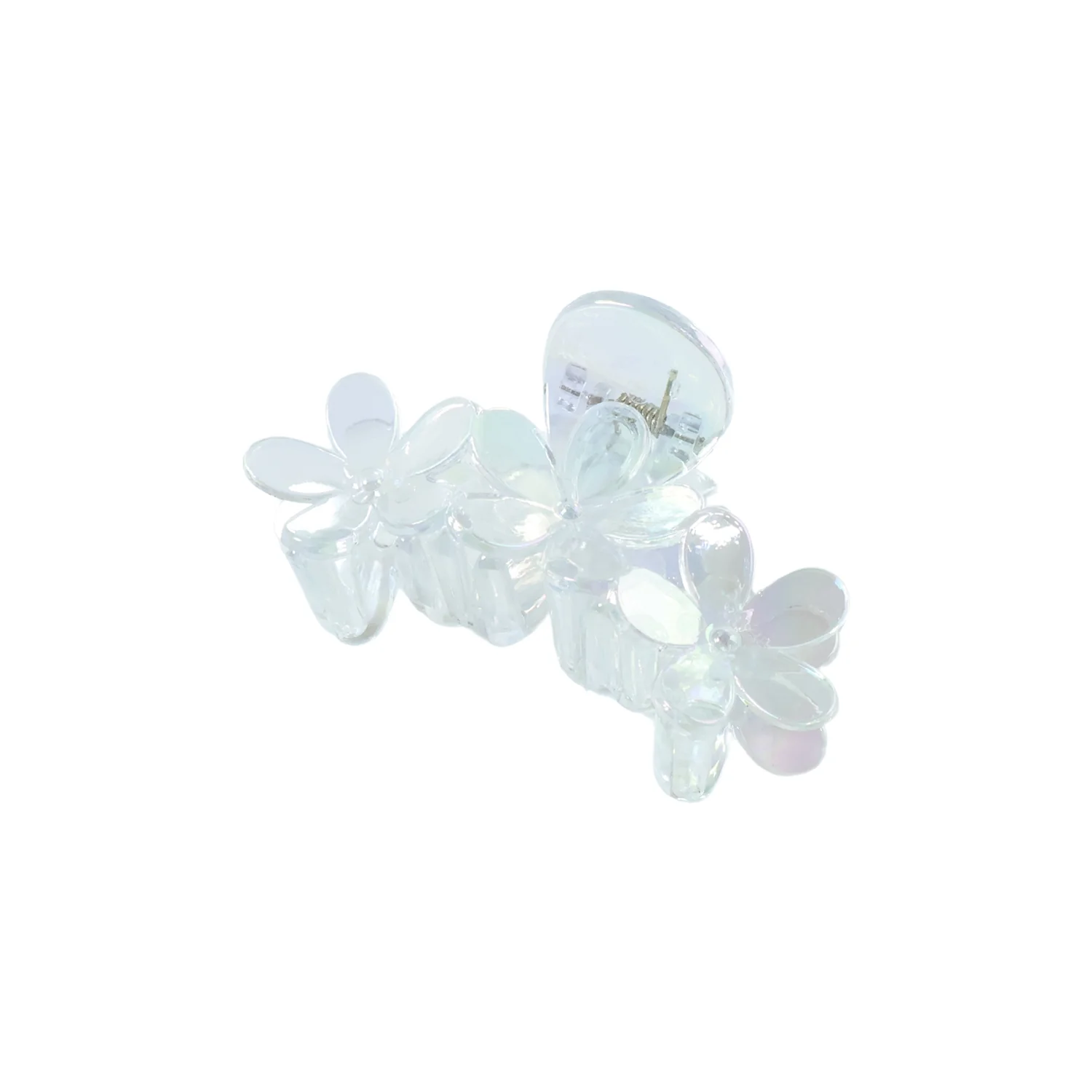 Elegant Transparent Floral Hair Claw Clip (1 Pc) - Image 5