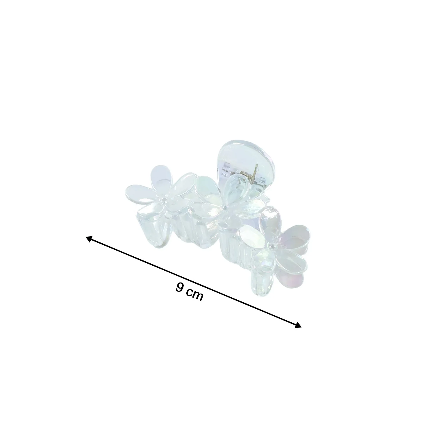 Elegant Transparent Floral Hair Claw Clip (1 Pc) - Image 6