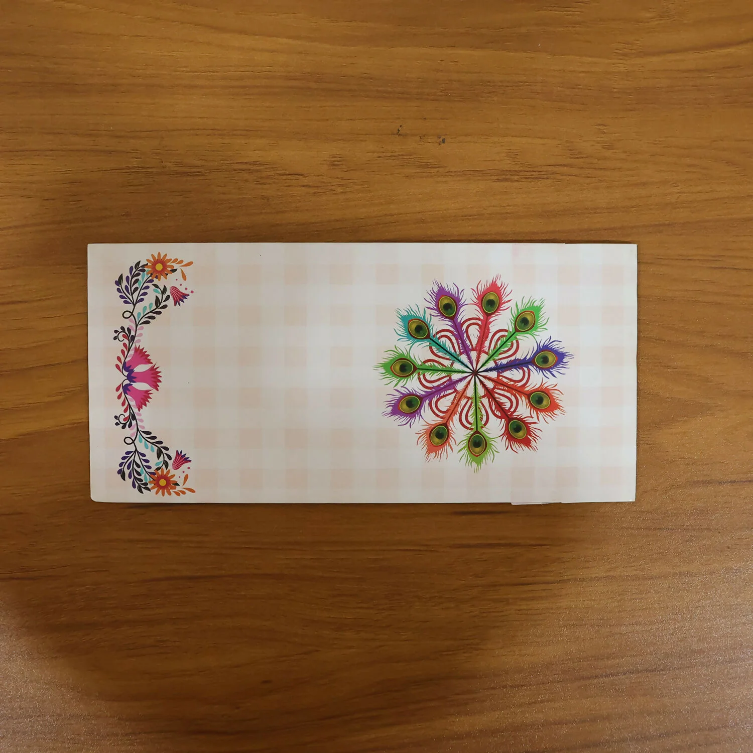 Elegant Wedding Money Envelope Gift Cover with Floral Design Pack of 10 - Image 7